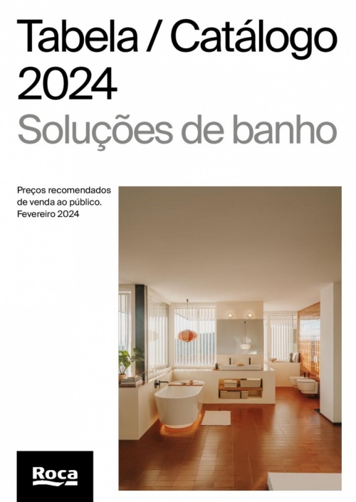 Soluções de Banho Tabela / Catálogo 2024 Roca